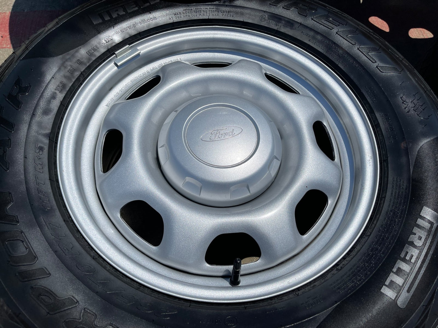 17" Ford F-150 OEM rims wheels 3857 steel 2025 2026 PIRELLI A/T NEW SMOKIN DEAL