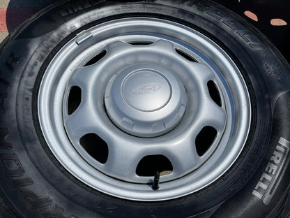 17" Ford F-150 OEM rims wheels 3857 steel 2025 2026 PIRELLI A/T NEW SMOKIN DEAL