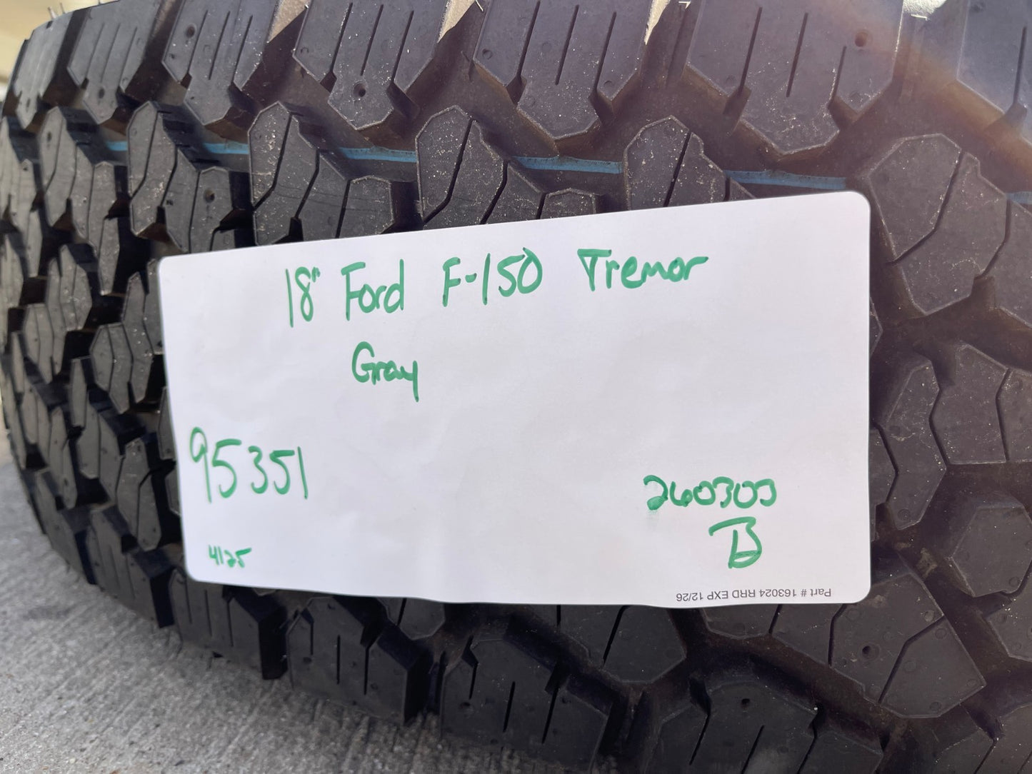 (5) 18" Ford F-150 TREMOR OEM rims wheels 10342 95351 Expedition GENERAL NEW