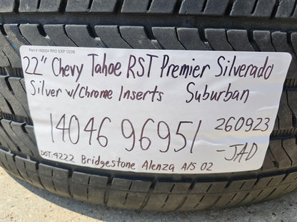 22" Chevy Tahoe RST Premier OEM wheel rim 14046 96951 Silverado Suburban single