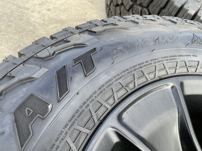 (5) 17" Jeep Wrangler Rubicon OEM 96226 wheels rims Gladiator FALKEN A/T3 NEW