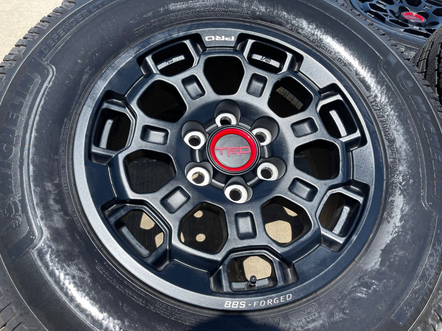 18" Toyota Tundra TRD BBS FORGED OEM 69195 95458 wheels rims Sequoia MICHELIN