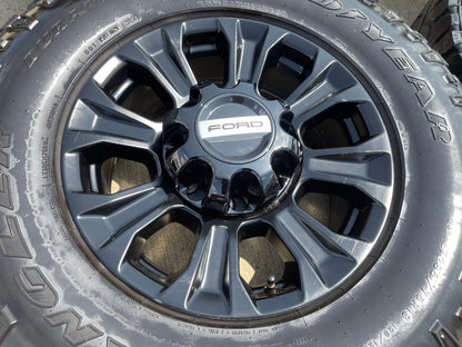 18" Ford F-250 F-350 TREMOR OEM rims wheels 10097 GOODYEAR DURATRAC A/T 35" SET