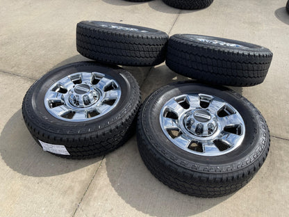 20" Ford F-250 F-350 OEM 10295 25085 10552 chrome wheels rims SET BRIDGESTONE