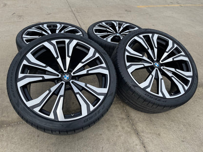 23" BMW X7M X5 X6 X7 OEM Series wheels rims 86675 tires 2022 2023 2024 2025 2026