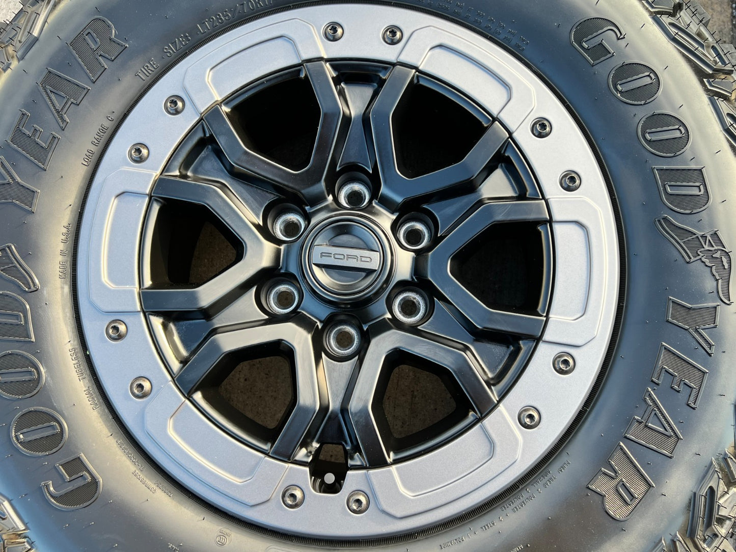 17" Ford Ranger Raptor Beadlock wheels rims Bronco 2024 2025 2026 2027 NEW