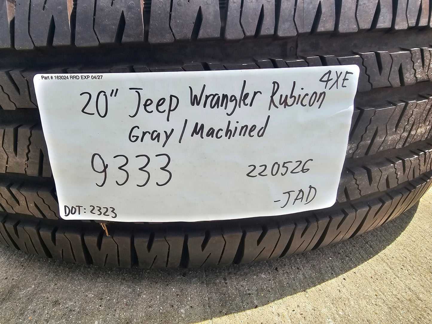 20" Jeep Wrangler Rubicon 4XE OEM 9333 wheels rims Gladiator DISCOUNTED