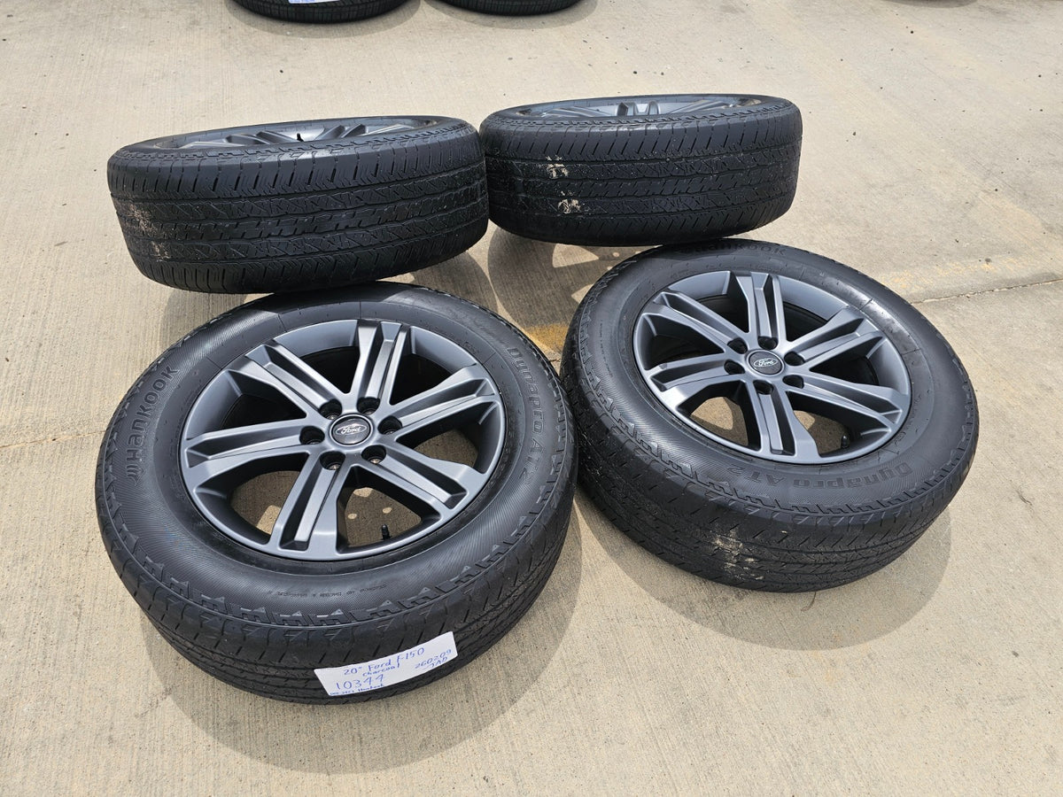 20" Ford F-150 FX-4 PLATINUM OEM rims wheels 10344 Expedition HANKOOK A/T2 SET