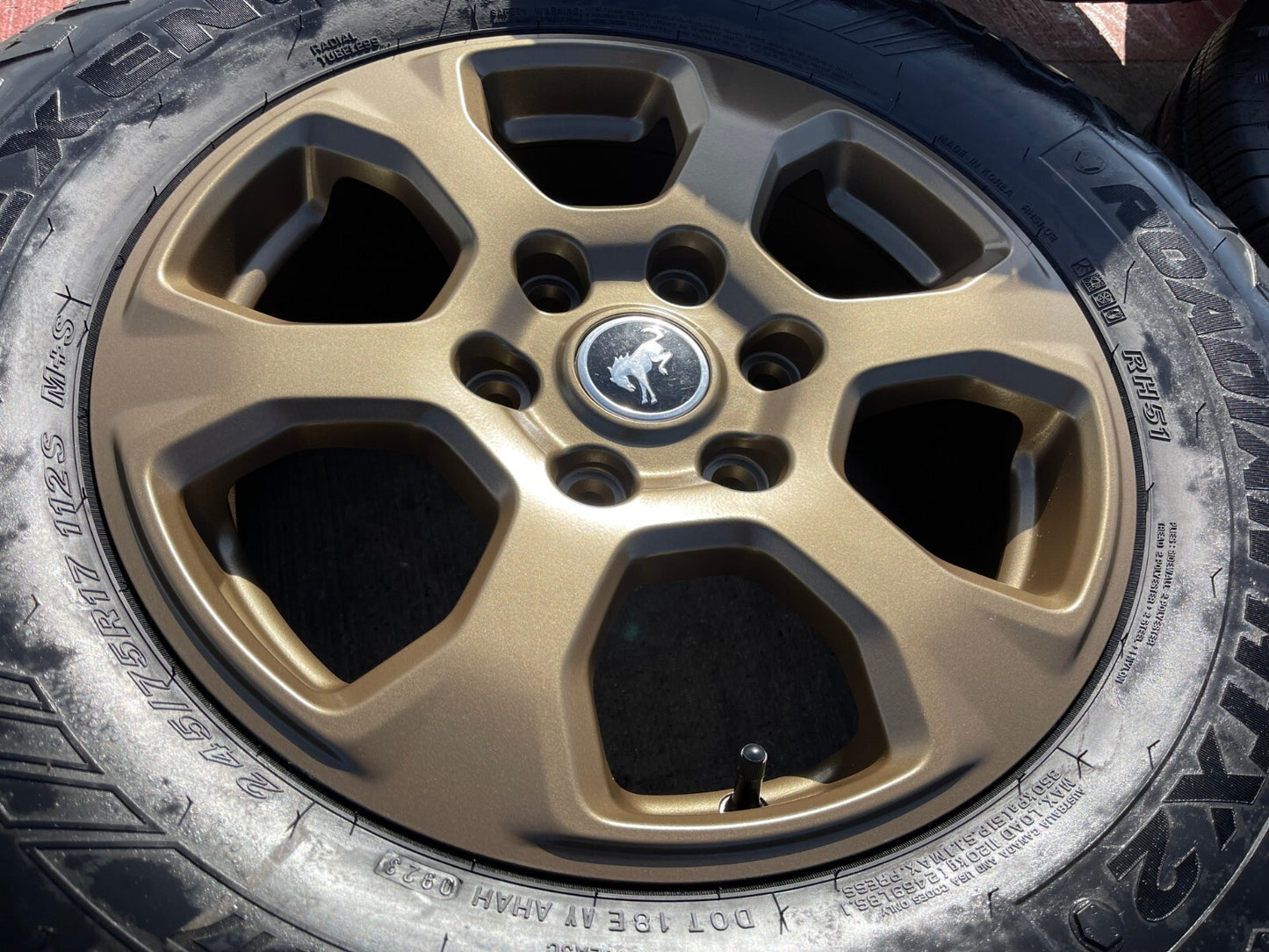 17" Ford Bronco HERITAGE wheels rims OEM 10384 10384 BRONZE 2023 2024 2025 NEW