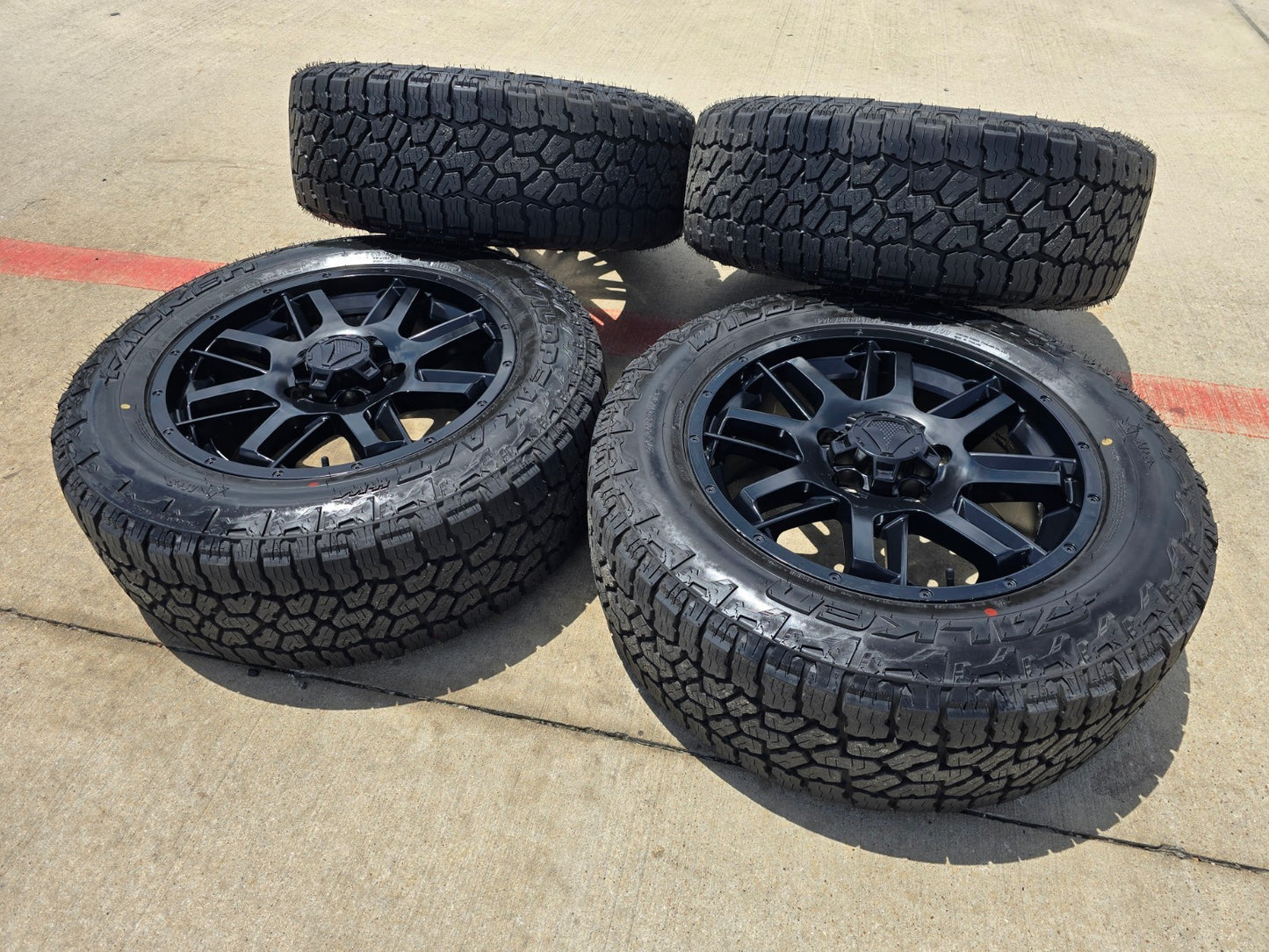 20" Toyota Tundra TSS TRD T Force OEM wheels rims 5x150 FALKEN WILDPEAK AT4