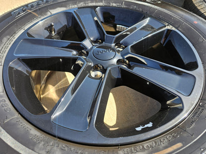 18" Jeep Wrangler Sahara OEM 9221 9255 wheels rims 2020 2021 2022 2023 2024 2025