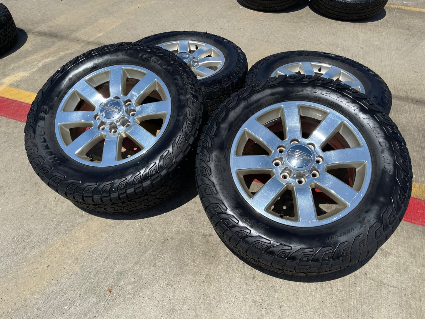 20" Dodge Ram 2500 3500 LARAMIE OEM 2478 2634 TAN wheels rims SET