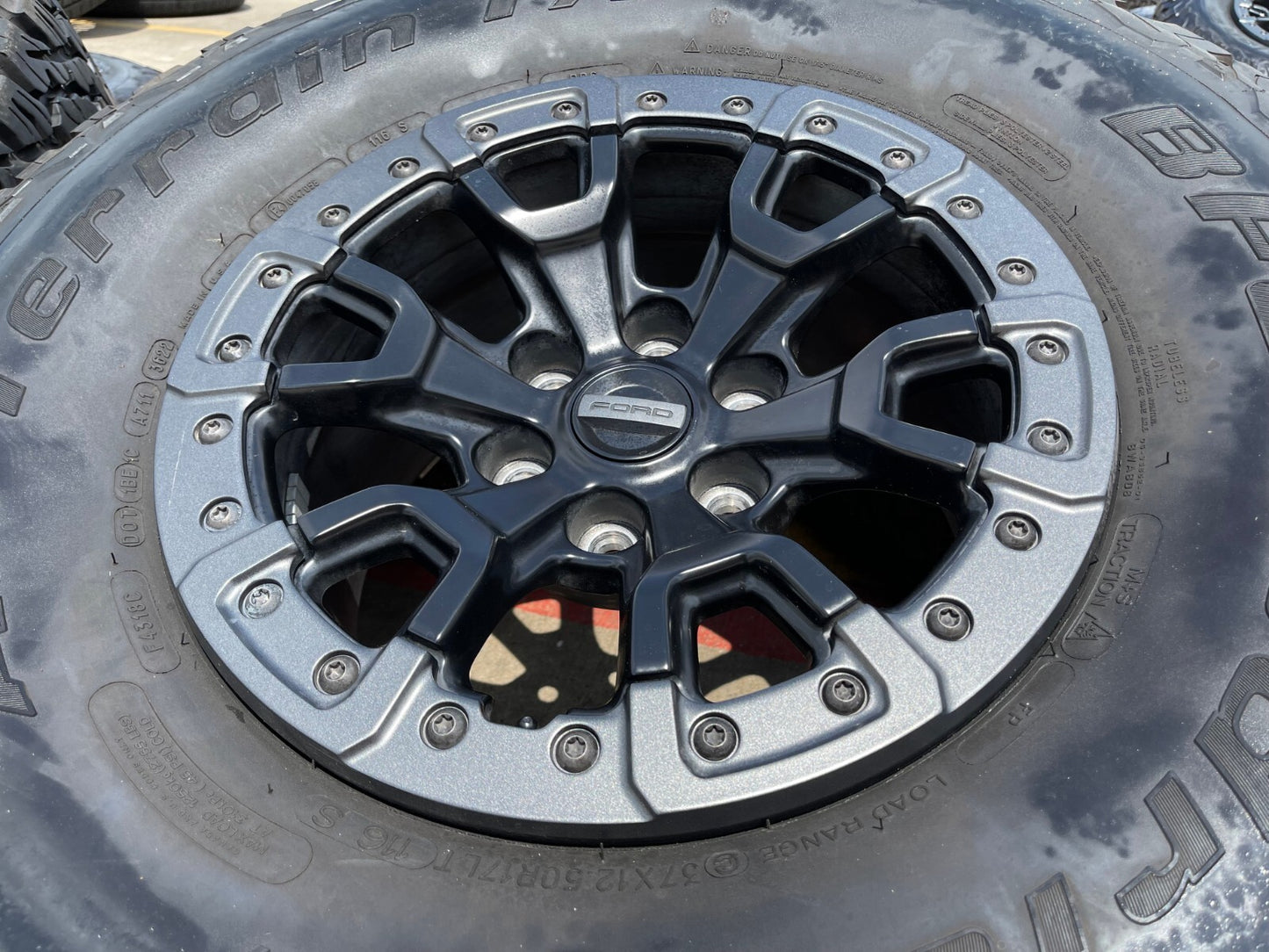 17" Ford F-150 Raptor Bronco R OEM BEADLOCK 51222 rims wheels 37" 2024 2025 NEW