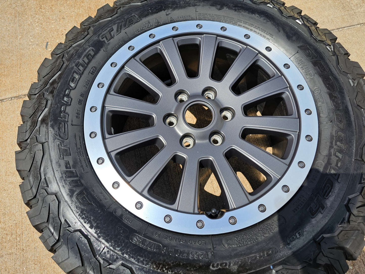 NEW 18" INEOS Grenadier OEM (1) wheel rim tire BFG KO2 A/T FITS 2022-2027