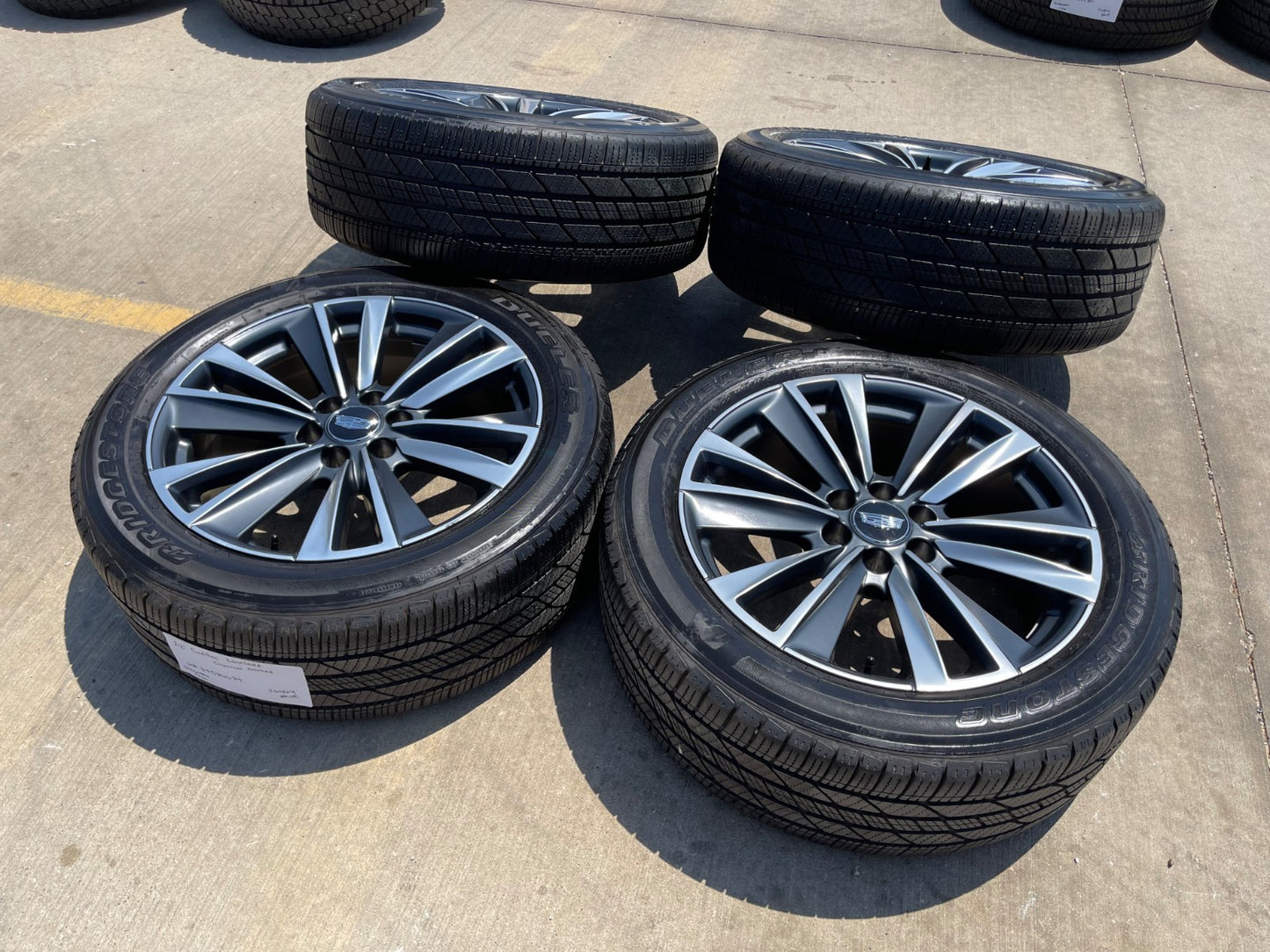 22" Cadillac Escalade PLATINUM OEM 4901 wheels rims GMC Sierra SET BRIDGESTONE