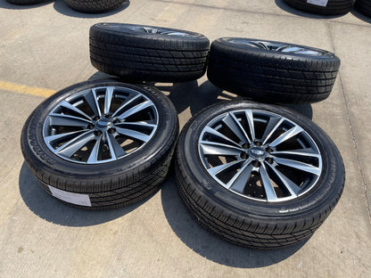 22" Cadillac Escalade PLATINUM OEM 4901 wheels rims GMC Sierra SET BRIDGESTONE