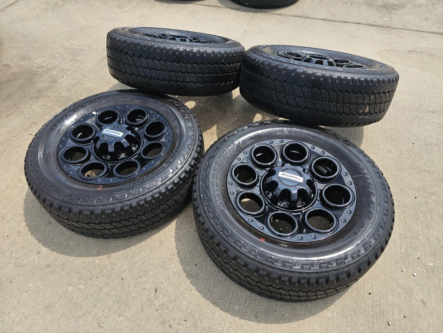 20" Ford F-250 F-350 OEM TREMOR wheels rims SET 10299 10484 BRINDGESTONE SET