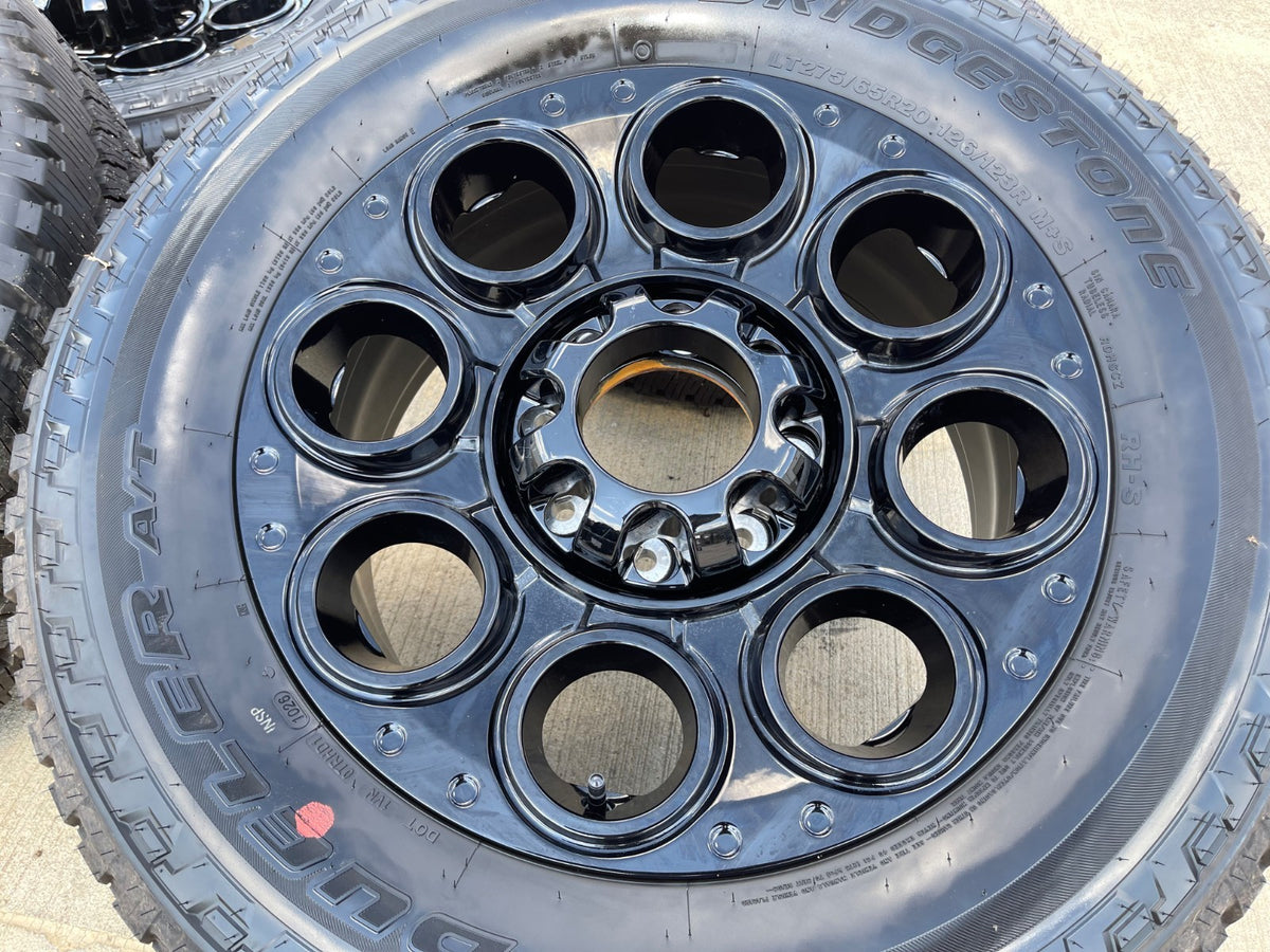 20" Ford F-250 F-350 OEM TREMOR wheels rims SET 10299 10484 BRIDGESTONE SET NEW