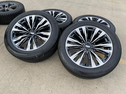 NEW 22" Cadillac Escalade V Platinum OEM 4882 wheels rims SET 2023-2027