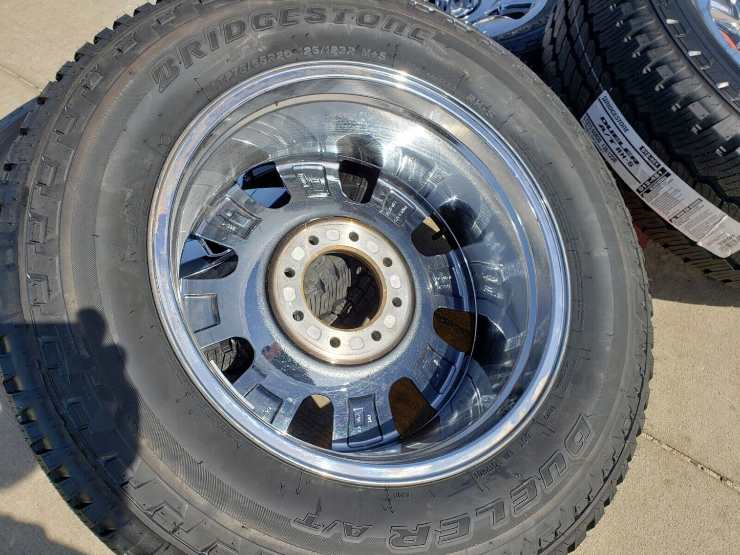 20" Ford F-250 F-350 OEM chrome Lariat wheels rims 10295 tires 2023 2024 NEW