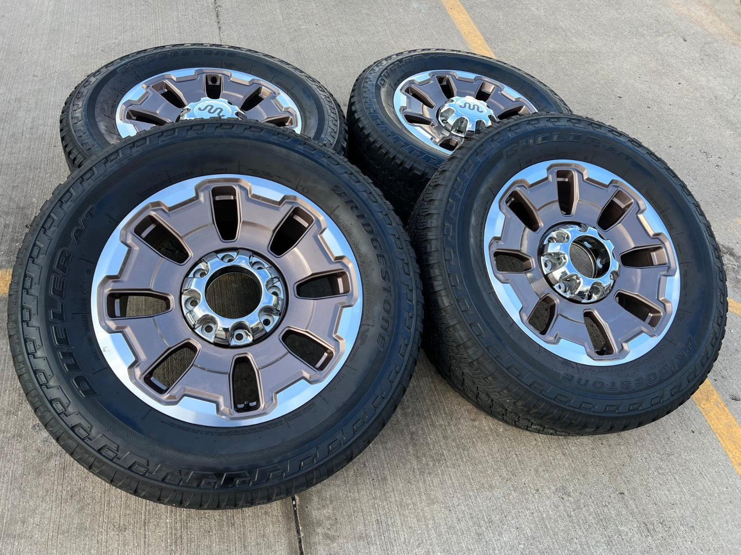 20" Ford F-250 F-350 OEM 10487 LIMITED KING RANCH tan wheels rims 2024 2025 2026