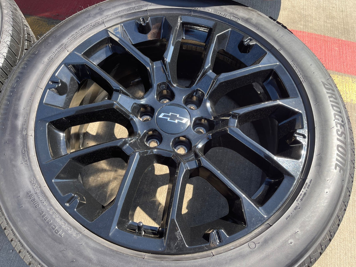 22" Chevy Tahoe Escalade GMC Yukon Sierra OEM 14079 wheels rims 2025 2026 SET