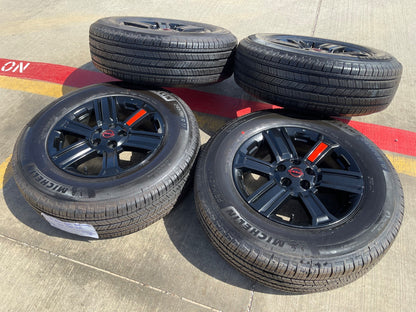 17" Nissan Rogue OEM Rock Creek wheels rims SET Pathfinder Murano MICHELIN NEW