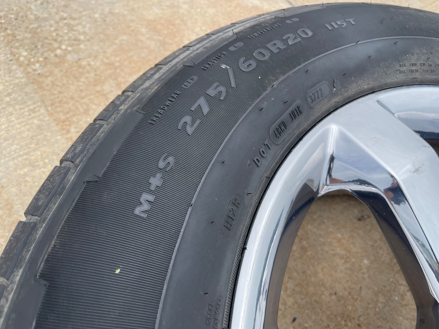 20" Ford F-150 OEM rim wheel CHROME 10347 Expedition spare GOODYEAR