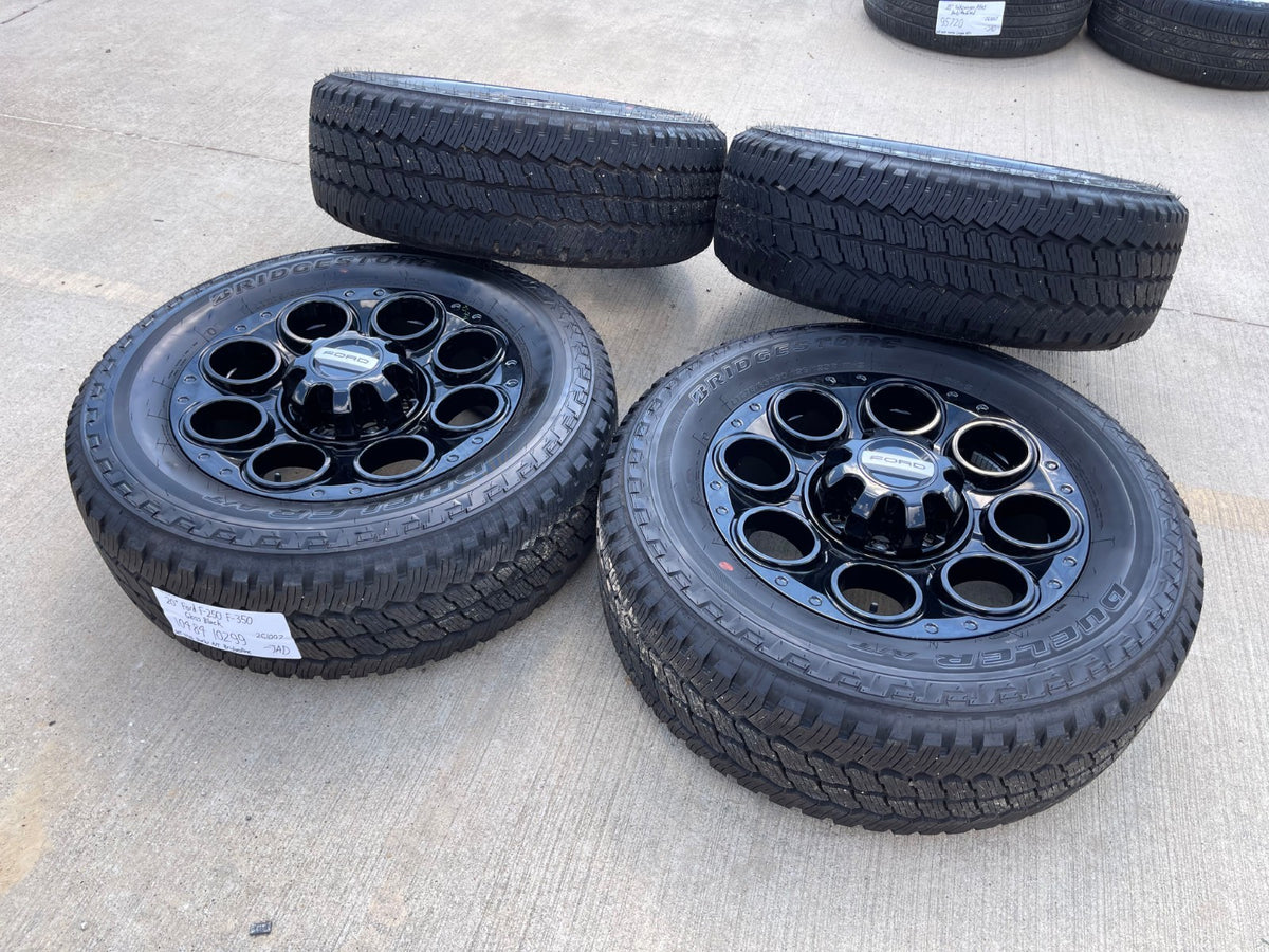 20" Ford F-250 F-350 OEM TREMOR wheels rims SET 10299 10484 BRIDGESTONE SET NEW
