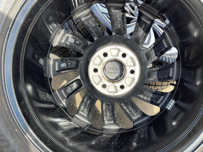 22" Lincoln Navigator OEM 10666 rims wheels BLACK LABEL BRIDGESTONE SET