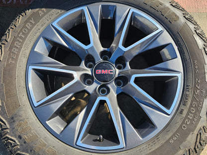 20" Chevy Tahoe Silverado OEM 5919 wheels rims GMC Yukon tires GOODYEAR