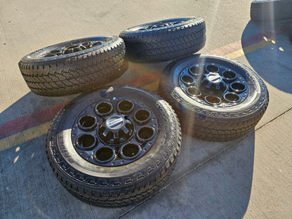 20" Ford F-250 F-350 OEM black Lariat 10299 10484 wheels rims 2024 2025 2026