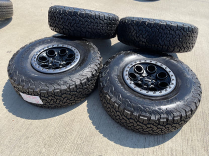 17" Ford F-150 Raptor OEM BEADLOCK 10612 rims wheels BFG KO2 37" SET NEW
