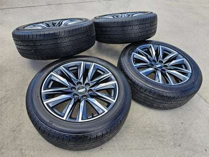 22" Cadillac OEM wheels rims GMC Sierra Escalade 4869 tires 2023 2024 2025 NEW