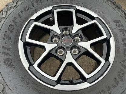 17" Jeep Wrangler Rubicon OEM 95730 9327 wheels rims Gladiator BFG KO2 A/T 33"