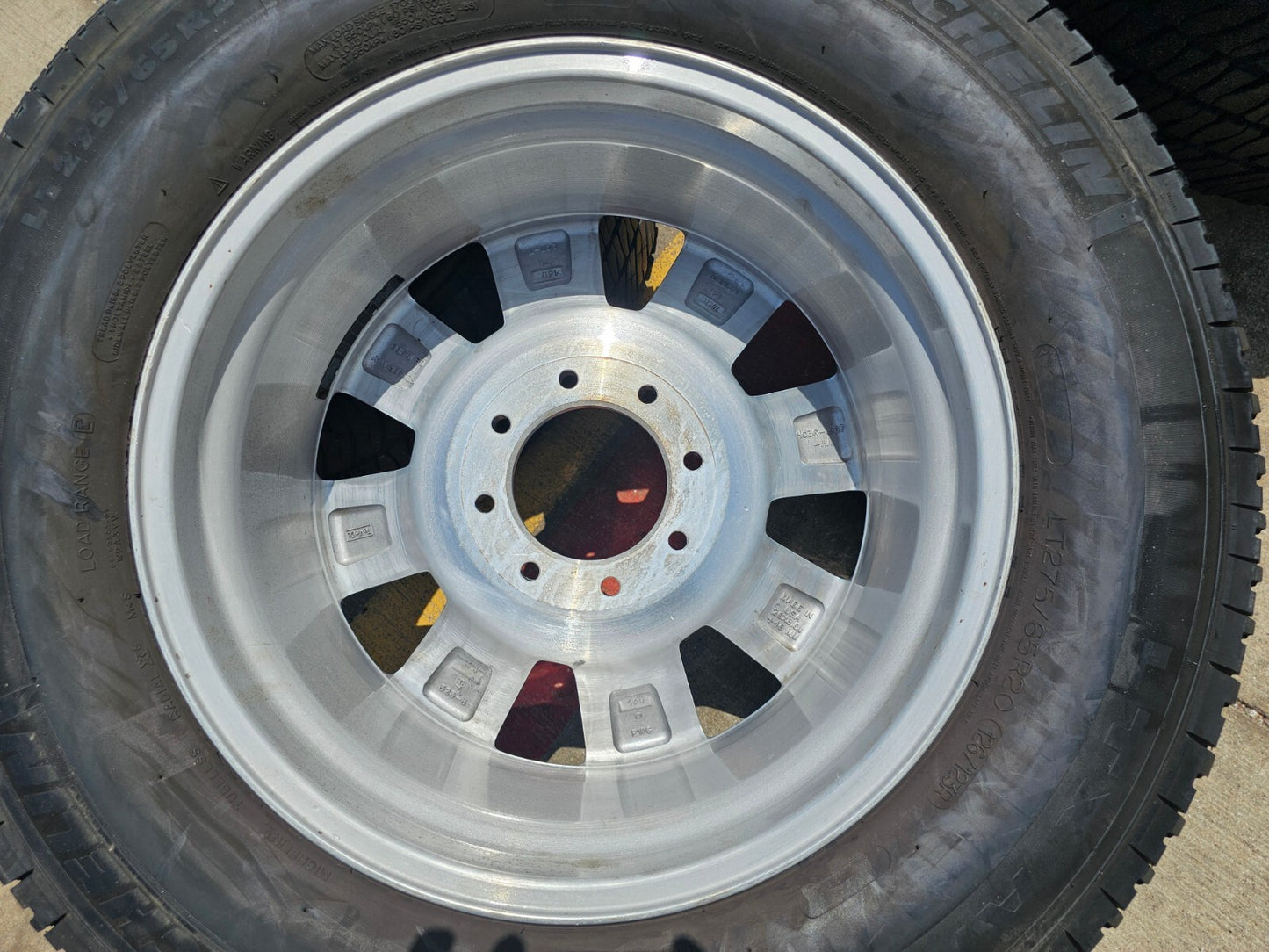 20" Ford F-250 F-350 Platinum OEM rims wheels 10103 tires MICHELIN A/T2