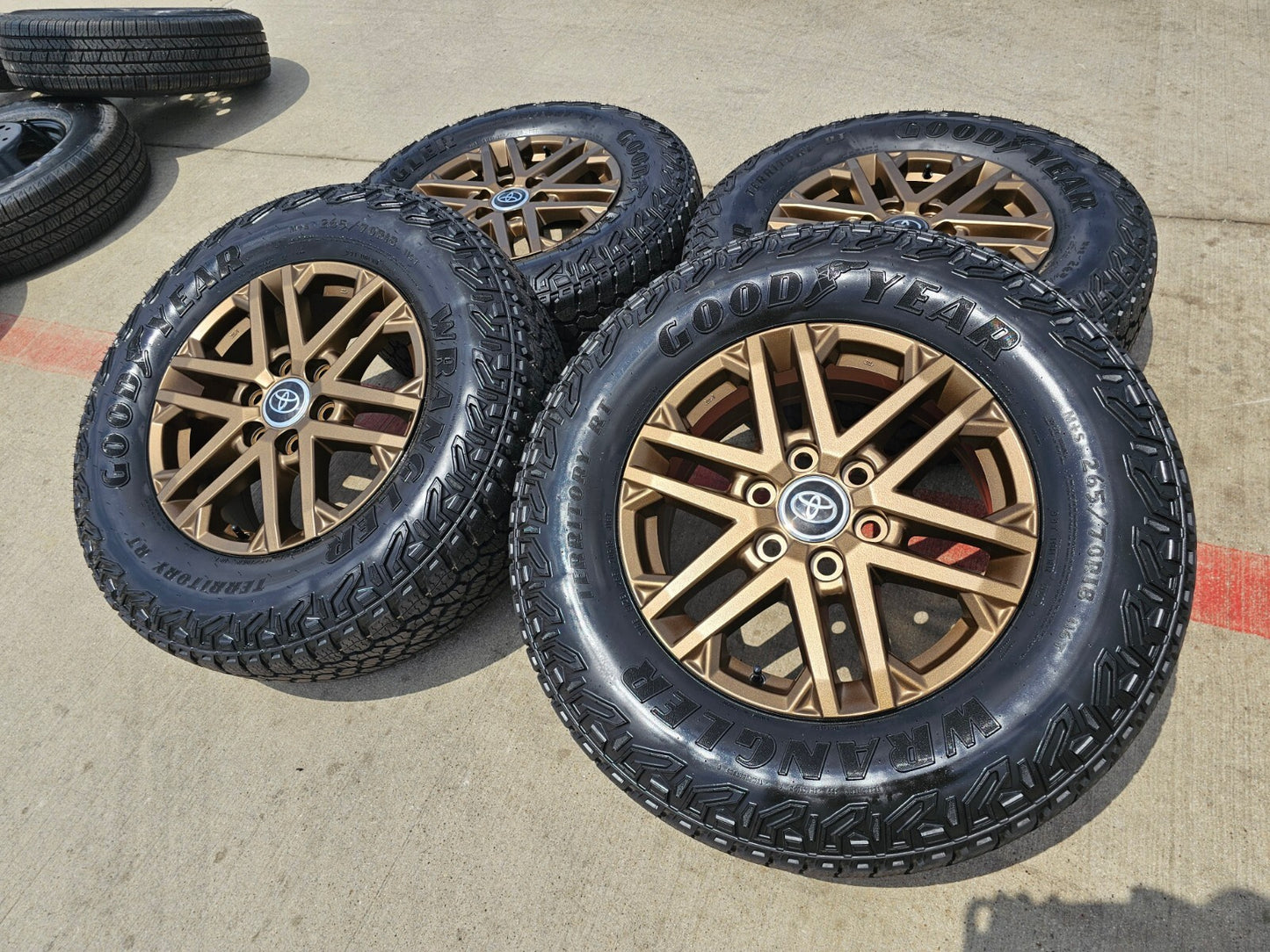 18" Toyota Tundra TRD OEM wheels rims 75281 Sequoia LX600 2024 2025 2026 NEW