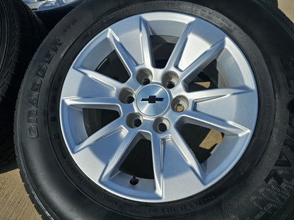 17" Chevy Silverado OEM wheels rims tires 5908 GMC Sierra Yukon