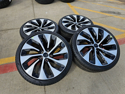 21" Lucid Air OEM Grand Touring black wheels rims tires 5x120 2023 2024 2025 NEW