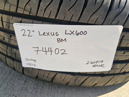 22" Lexus LX600 GX550 OEM wheel rim 74402 Toyota Tundra Sequoia spare