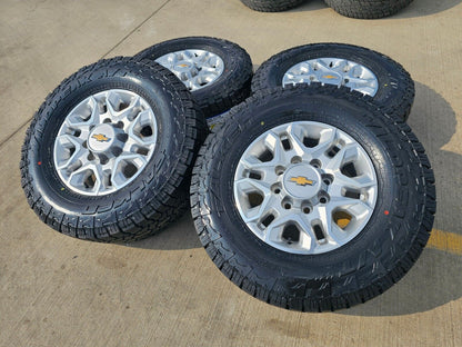 18" Chevy Silverado Trail Boss 2500 3500 OEM 5959 wheels rims 2024 2025 NEW 34"