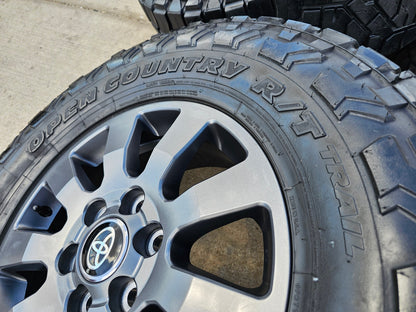 18" Toyota Land Cruiser OEM TRD wheels rims 95952 Tundra Sequoia TOYO R/T SET
