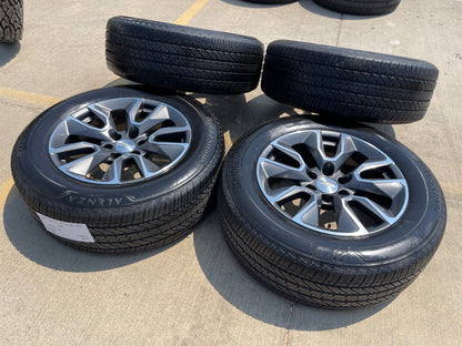 20" Chevy Silverado 1500 Tahoe OEM 5915 5916 wheels rims BRIDGESTONE SET