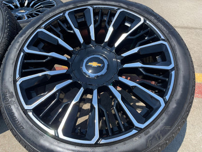 24" Chevy Tahoe Suburban Silverado OEM High Country wheels rims 2026 2027 NEW