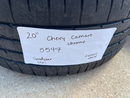 20" Chevy Camaro SS OEM wheels rims 200239 200240 tires GOODYEAR SET