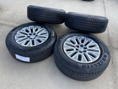 20" Ford F-150 LARIAT OEM rims wheels Expedition SET GOODYEAR 2027 NEW