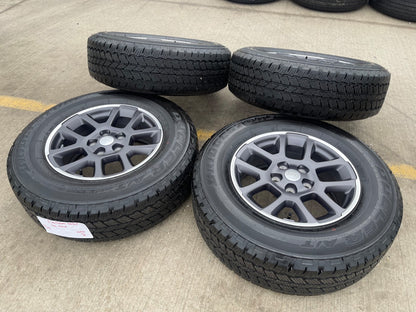 18" Jeep Gladiator Overland OEM wheels rims Wrangler 9241 tires BRIDGESTONE A/T
