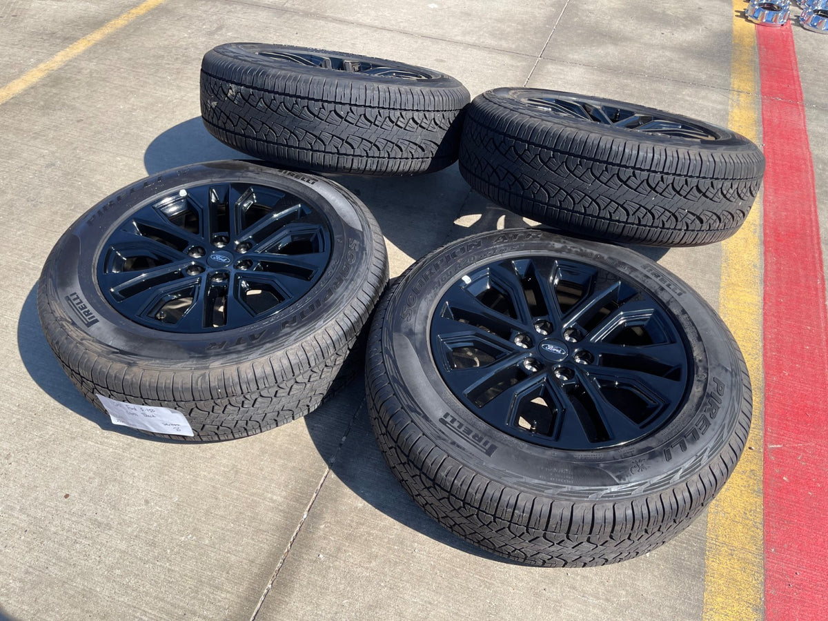 20" Ford F-150 LARIAT OEM 10619 rims wheels Expedition 2026 2027 SET PIRELLI