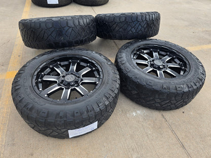 20x9 20" Black Rhino Sierra Chevy Silverado RAM Tacoma wheels rims 6x139 6x5.5