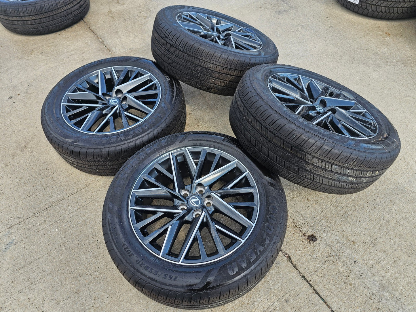 20" Lexus TX350 OEM 10574 wheels rims LS500H LS500 Grand Highlander SET NEW